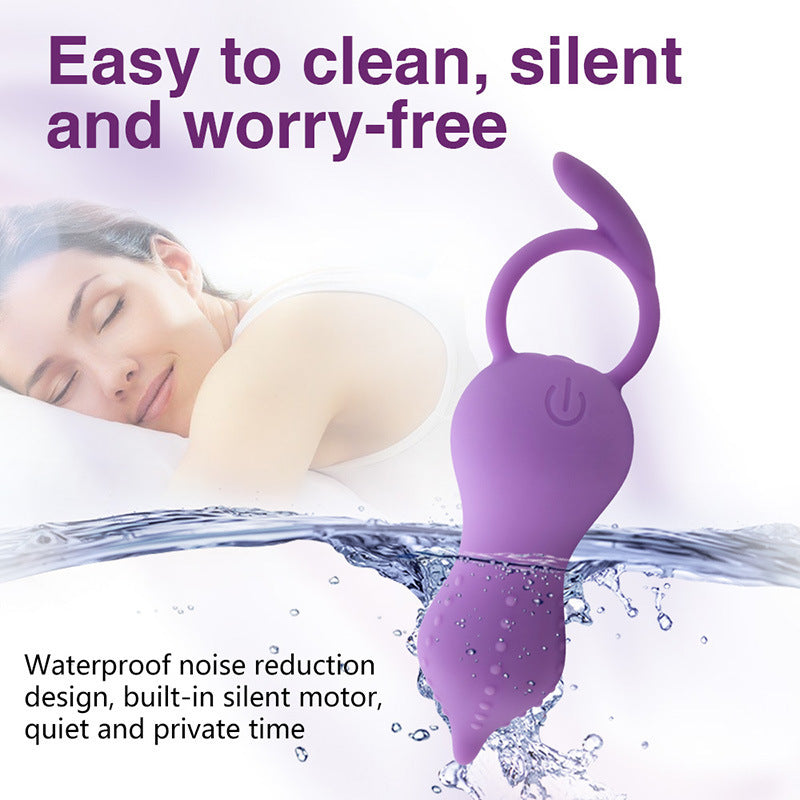 USB Rechargeable Silicone 10-Frequency Vibration Wireless Fun Vibrator