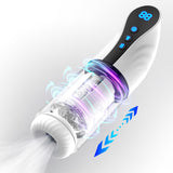 2 In 1 Fully Automatic LCD Telescopic Rotating Male Airplane Cup