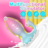 2 In 1 Remote Controlled Vibrator Clitoral Stimulator Anal Plug