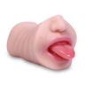 Pocket Pussy Soft Tongue Face Blowjob Portable Pussy 8.1-Inch