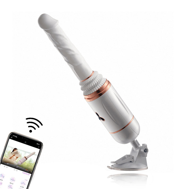 APP To Remotely Control Thrust Vibration Smart Heated Dildo