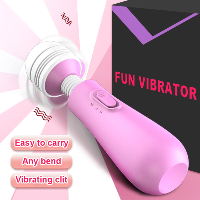 Cute Mini Magic Wand Massager & Clitoral Vibrator for Women