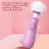 Cute Mini Magic Wand Massager & Clitoral Vibrator for Women