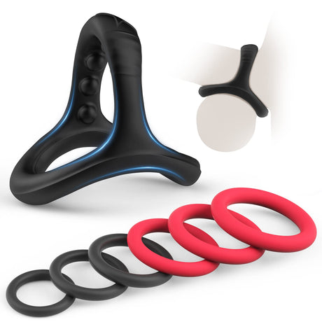 Erection Enhancing Penis Rings Set 7 Different Sizes