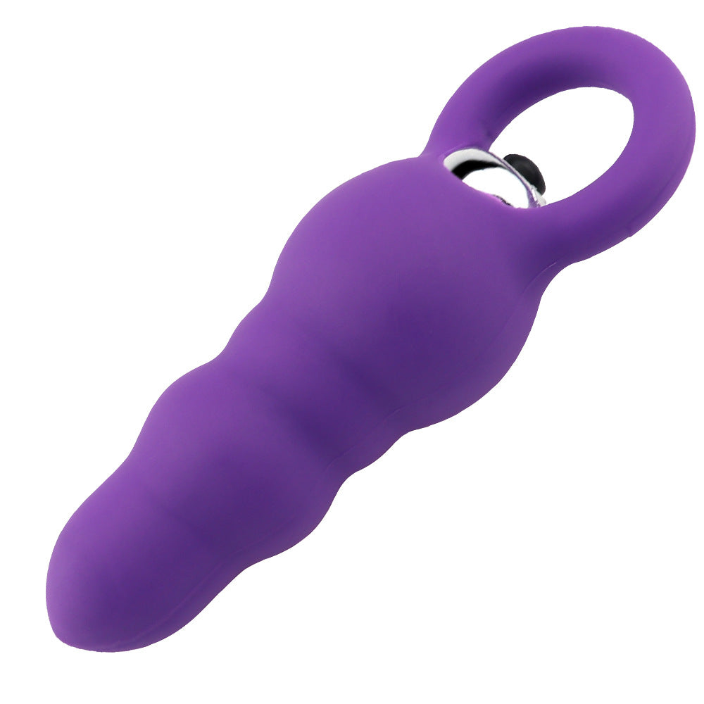 Silicone Vibrating Anal Plug Female Sex Toys