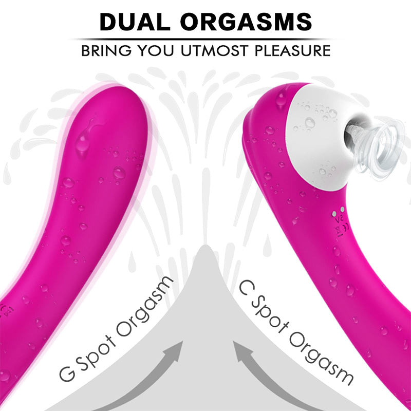 Female Sucking And Vibrating G-Spot Massager