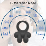 Vibrating Cock Ring with Bunny Ears