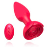 Rose Remote Control10 Frequency Vibration Silicone AnalPlug