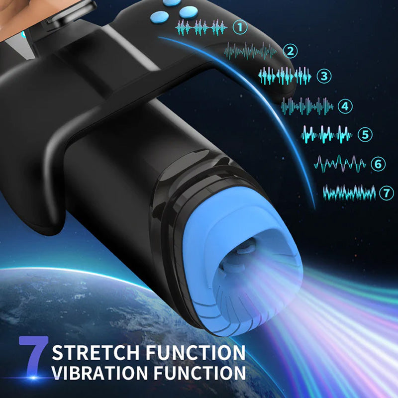 7-Frequency Suction & 7-Frequency  Vibration Heating Male Masturbator