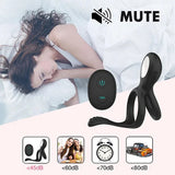 Wireless Remote Control Vibrating Cock Ring and Clitoral Stimulator