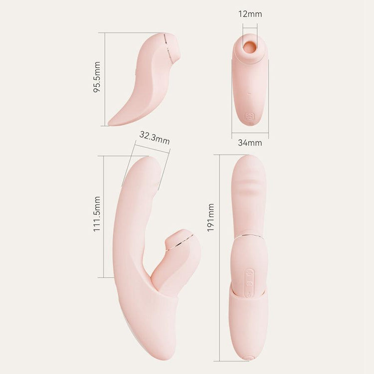 10 Vibrations 7 Sucking 5 Telescopic Intelligent Heating G-Spot Vibrator