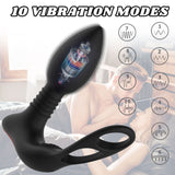 Prostate Massage 10 Frequency Vibrator Anal Plug