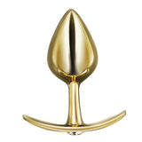 Gold Design Metal Butt Plug Stainless Steel Anal Sex Trainer