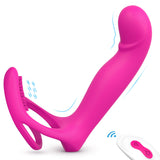 9 Frequency Silicone Vibrating Dildos with Vibrating Penis Ring