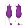 10 Frequency Vibrator Rose Tongue Licking with Vibrating Egg