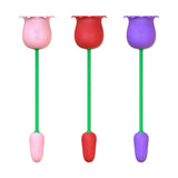 Rose Vibrator Stamen Vibrating Suction Clitoral Massage Vibrating Egg