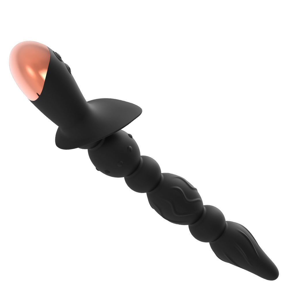 Strong Shock Lianzhu Silicone Pull Bead Back Court Anal Plug