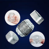 Double Head Portable Crystal Glass Cup