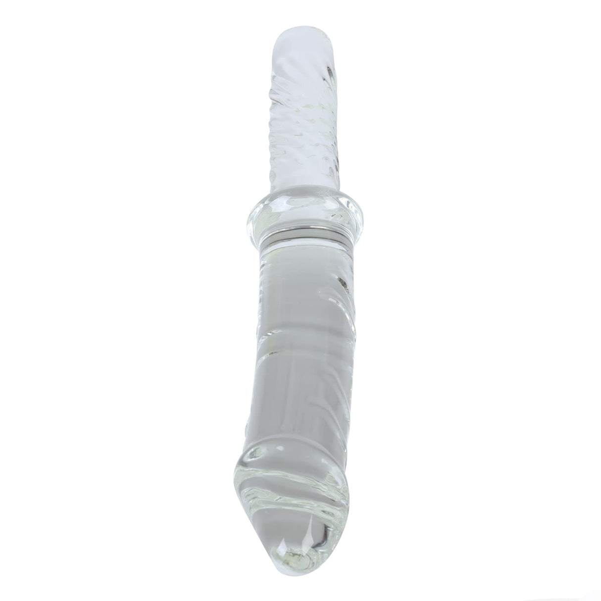 11.4" Large Clear Glass Dildo Crystal Penis Glass