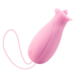 Pink Rose Vibrater Wireless Remote Masturbation Nipple Vibrator