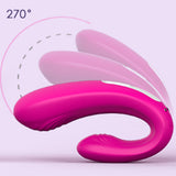 9 Frequency Vibration Couples Vibrator Wireless Remote Pink Vibrator