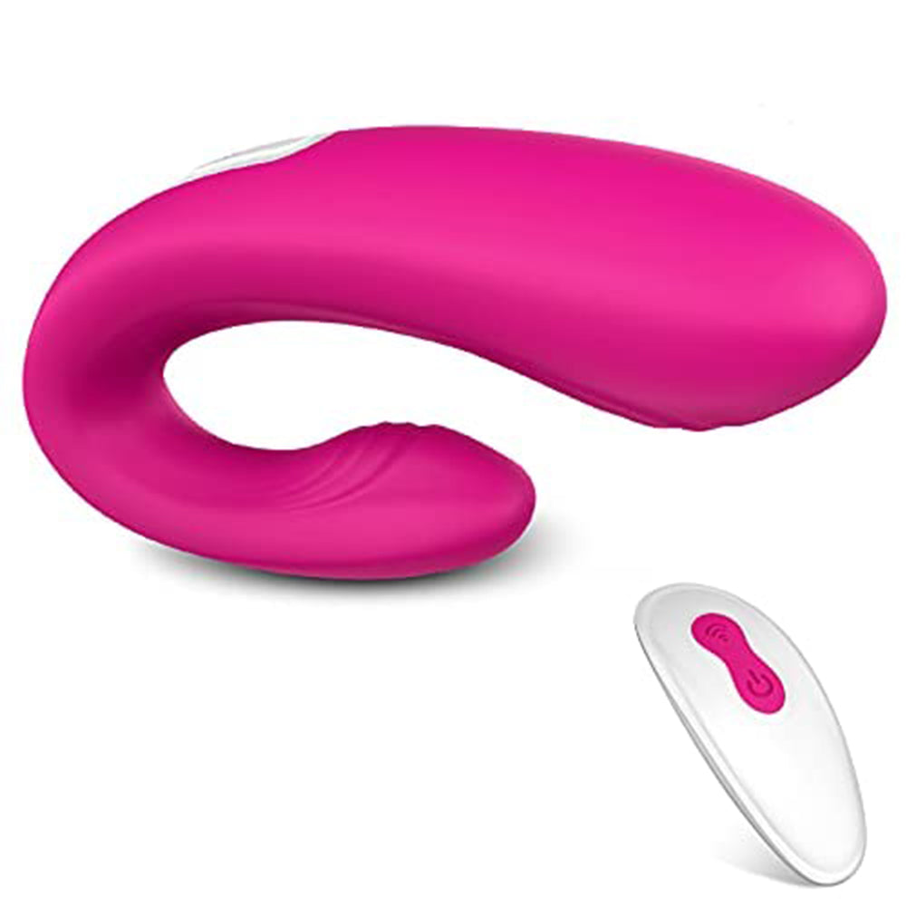 9 Frequency Vibration Couples Vibrator Wireless Remote Pink Vibrator