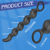 Extra Long Vibrating Beads Butt Plug