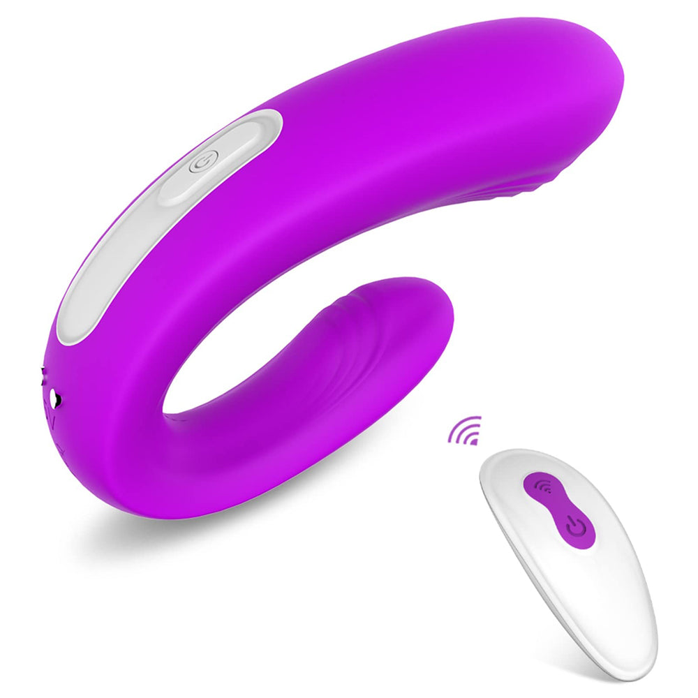 9 Frequency Vibration Couples Vibrator Wireless Remote Pink Vibrator