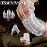 Zengrip Transparent Penis Sleeves Manual Silicone Male Masturbator for Penis Stimulation Training